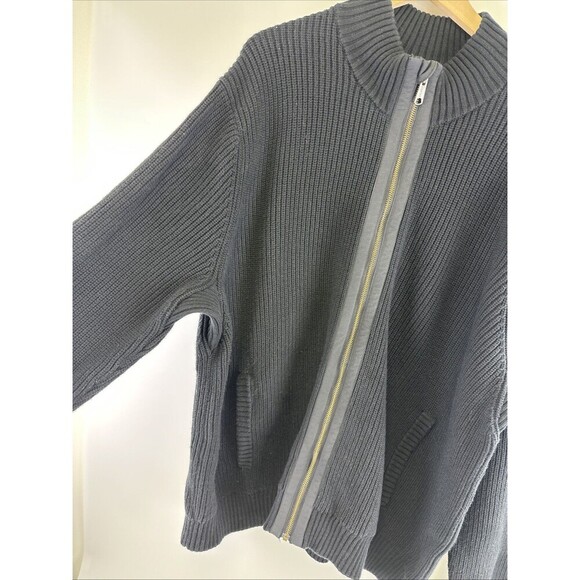 Duluth Trading Brigadier Full Zip Mock Neck Sweater Jacket 57713 Pocket Mens 2XL - Picture 4 of 14